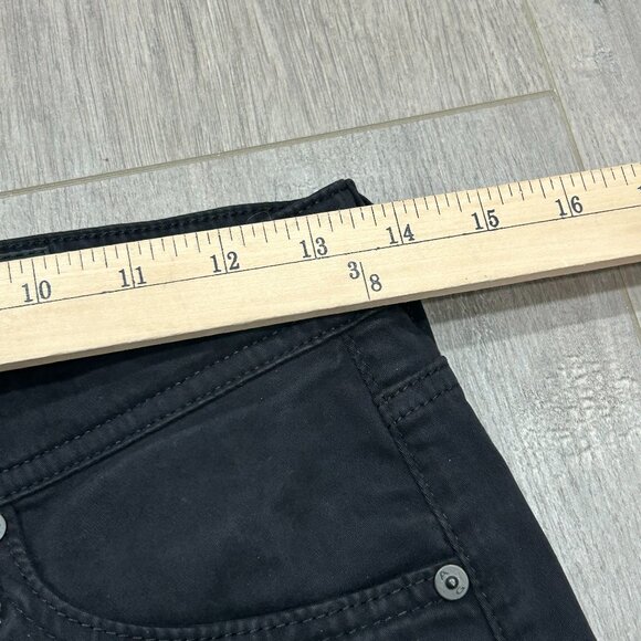 Adriano Goldschmied The Graduate Black Sueded Stretch Sateen Tailored Leg 28x34 - Picture 9 of 12